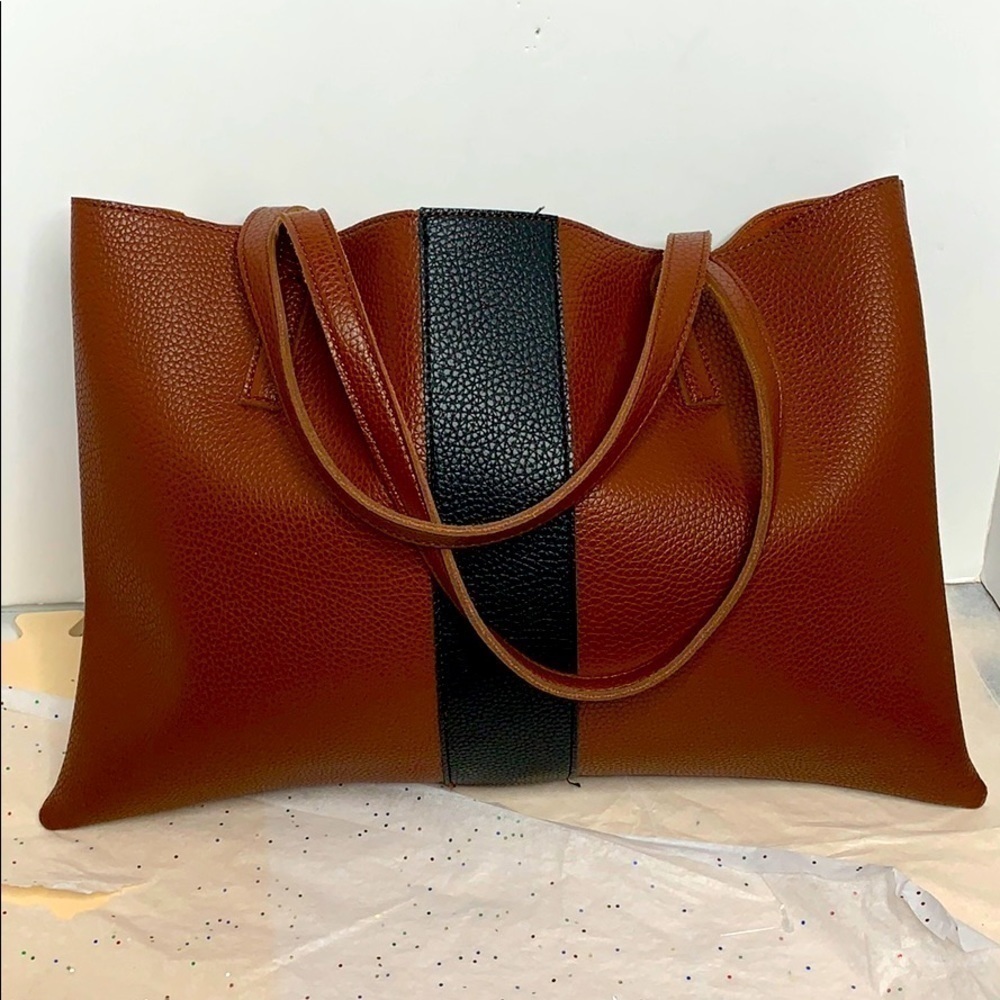 Vince Camuto vegan Leather Minimalist Tote…